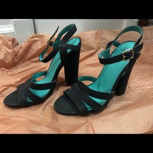 Black Strappy Heels